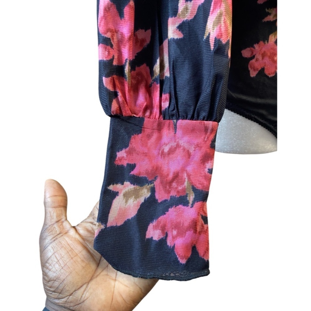 Free People x Intimately Undercover Printed Bodysuit Size M NWOT Floral - Picture 12 of 17
